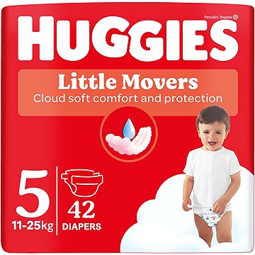 

HUGGIES Little Movers vel. 5 Jumbo (42 ks)