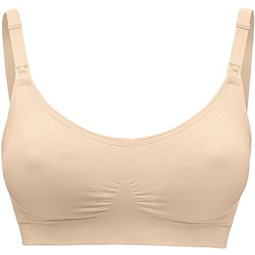 

MEDELA Ultra těhotenská a kojicí podprsenka Keep Cool™, béžová L