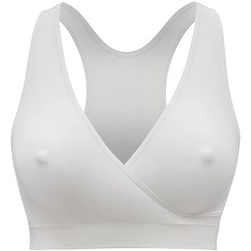 

MEDELA noční těhotenská a kojicí podprsenka Keep Cool™, bílá M