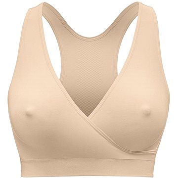 

MEDELA noční těhotenská a kojicí podprsenka Keep Cool™, béžová L
