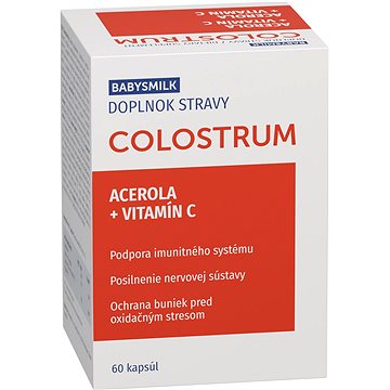 

Babysmilk Colostrum Acerola + Vitamín C 60 kapslí