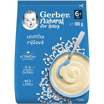 

GERBER Natural rýžová krupička 180 g