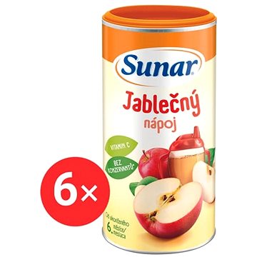 

Sunar rozpustný nápoj jablkový 6× 200 g