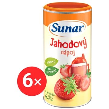 

Sunar rozpustný nápoj jahodový 6× 200 g