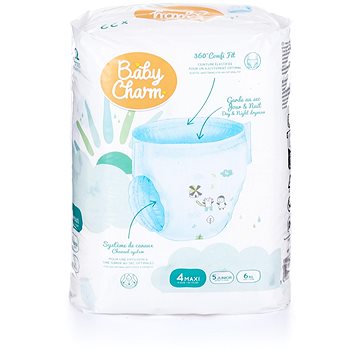 

BABY CHARM Super Dry Pant vel. 4 Maxi, 9-15 kg (22 ks)