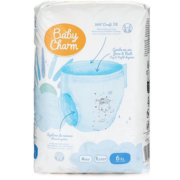 

BABY CHARM Super Dry Pant vel. 6 XL, +15 kg (18 ks)