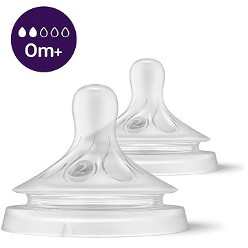 

Philips AVENT Natural Response 2 novorozenecký průtok 0 m+, 2 ks