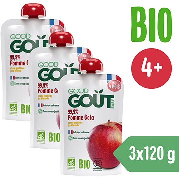 

Good Gout BIO Jablko Gala 3× 120 g