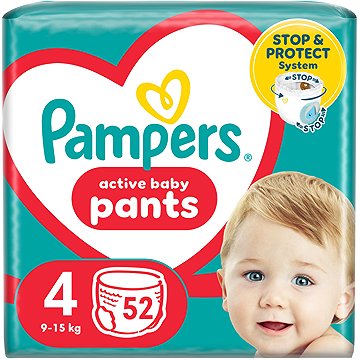 

PAMPERS Active Baby Pants vel. 4 (52 ks)