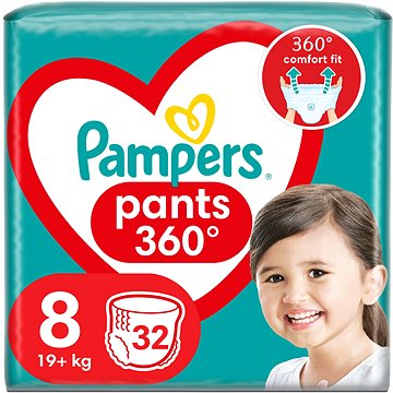 

PAMPERS Active Baby Pants vel. 8 (32 ks)
