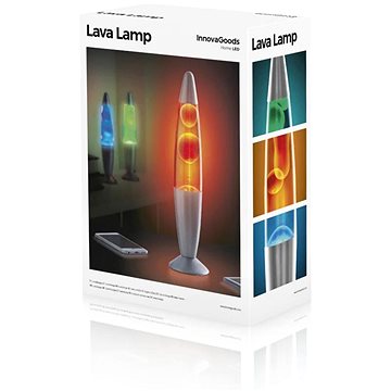 

InnovaGoods Magma lávová lampa modrá