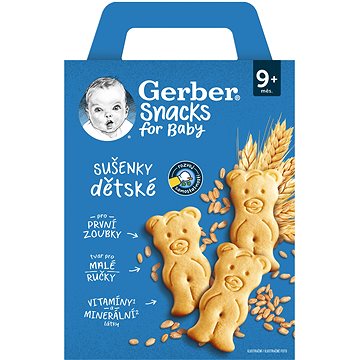 

GERBER Snacks dětské sušenky 180 g