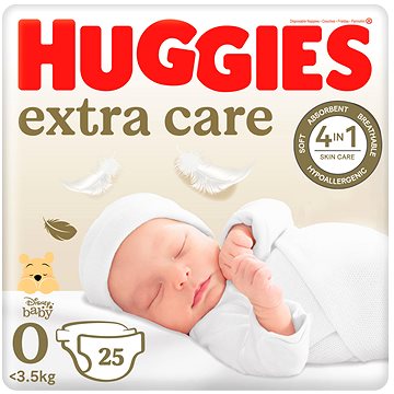 

HUGGIES Extra Care vel. 0 (25 ks)