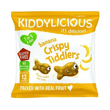 

Kiddylicious rybičky křupavé banánové 12g