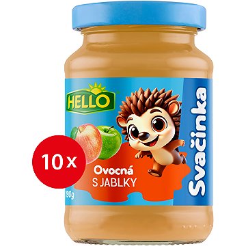 

HELLO ovocná svačinka s jablky 10× 190 g