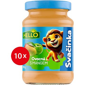

HELLO ovocná svačinka s mangem 10× 190 g