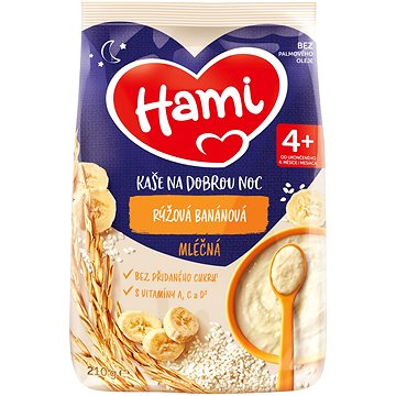 

Hami mléčná kaše rýžová banánová 210 g
