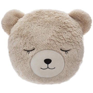 

Atmosphera for kids Dětský polštář ve tvaru medvídka, 27 × 27 cm, hnědý