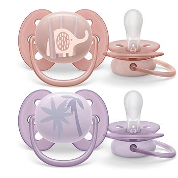 

Philips AVENT Ultrasoft Premium zvířátko 0–6 m dívka, 2 ks