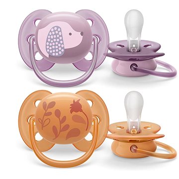 

Philips AVENT Ultrasoft Premium zvířátko 6–18 m dívka, 2 ks
