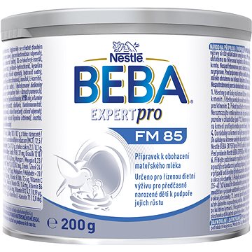 

BEBA FM 85 přípravek k obohacení mateřského mléka, 200 g