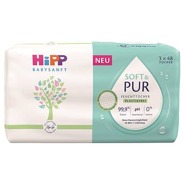 

HiPP Babysanft Soft &Pur (3× 48 ks)