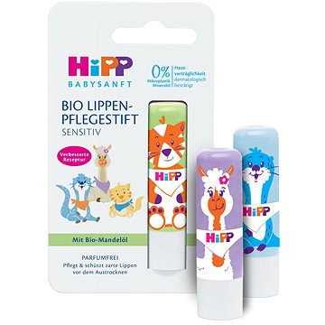 

Hipp Bio Babysanft balzám na rty 4,8 g (mix motivů), 1 ks