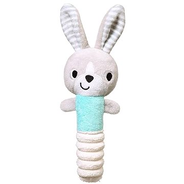 

BabyOno Zajíček Hey pískací 3m+ tyrkysová