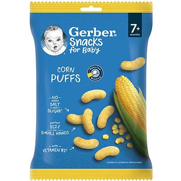 

GERBER Snacks kukuřičné křupky 28 g