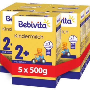 

BEBIVITA JUNIOR 2+ Instantní mléčný nápoj 5× 500 g