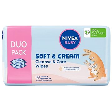 

NIVEA Baby Wipes Soft & Cream Duo 114 ks