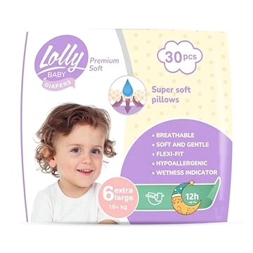 

LOLLY BABY Premium soft vel. 6 (30 ks)