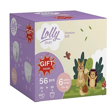 

LOLLY BABY Sada Premium soft Junior vel. 6 (56 ks)