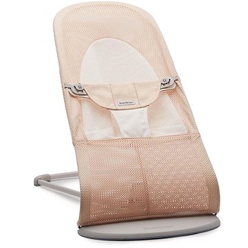 

Babybjörn Balance Soft Pearly Pink/White mesh, světle šedá konstrukce