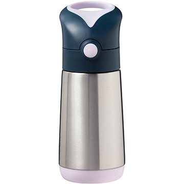 

B.box Termoska na pití s brčkem 350 ml indigo růžová