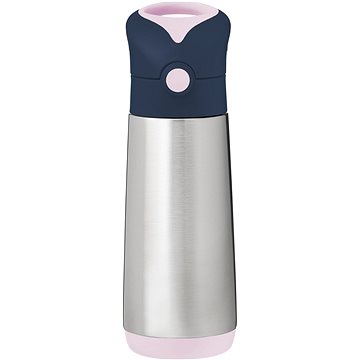 

B.Box Termoska na pití s brčkem 500 ml indigo růžová