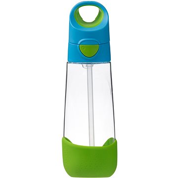 

B.box Lahev na pití s brčkem 600 ml modrá/zelená