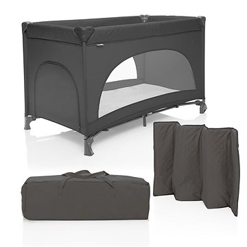 

ZOPA Postýlka skládací Lely Antracit Grey