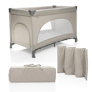 

ZOPA Postýlka skládací Lely Sand Beige