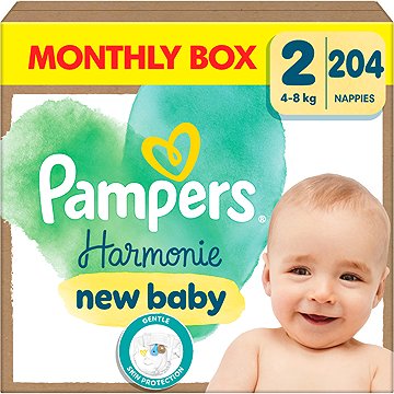 

PAMPERS Harmonie Baby vel. 2 (204 ks)
