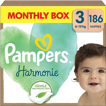 

PAMPERS Harmonie Baby vel. 3 (186 ks)