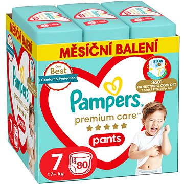 

PAMPERS Premium Care Pants vel. 7 (80 ks)