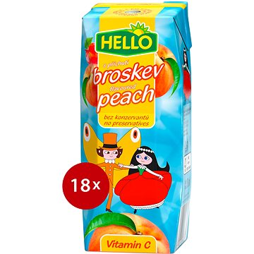 

HELLO Mini Broskev 18× 250 ml