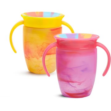 

Munchkin Miracle 360° Tie Dye Cup Tropical žlutý a růžový 2 ks, 207 ml