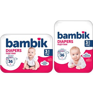 

Bambik vel. 3 (36 ks)