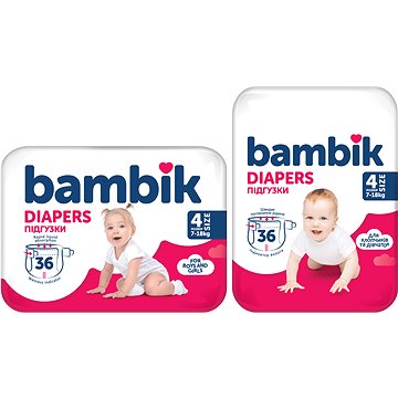 

Bambik vel. 4 (36 ks)