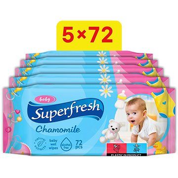

Superfresh s heřmánkem 5× 72 ks (360 ks)
