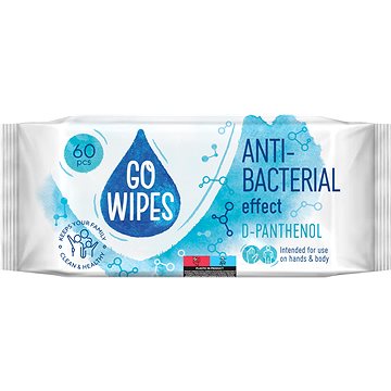 

GoWipes vlhčené antibakteriální ubrousky 60 ks