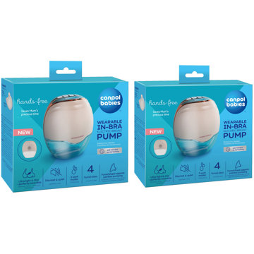 

Canpol babies elektrická odsávačka mateřského mléka Hands-Free, 2 ks