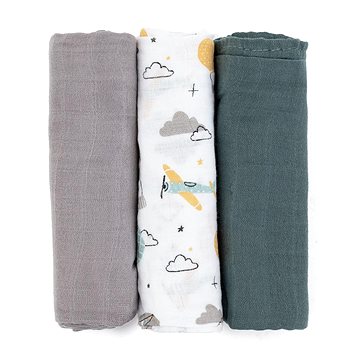 

PETITE&MARS Moussy Grey Planes 68 × 68 cm, 3 ks
